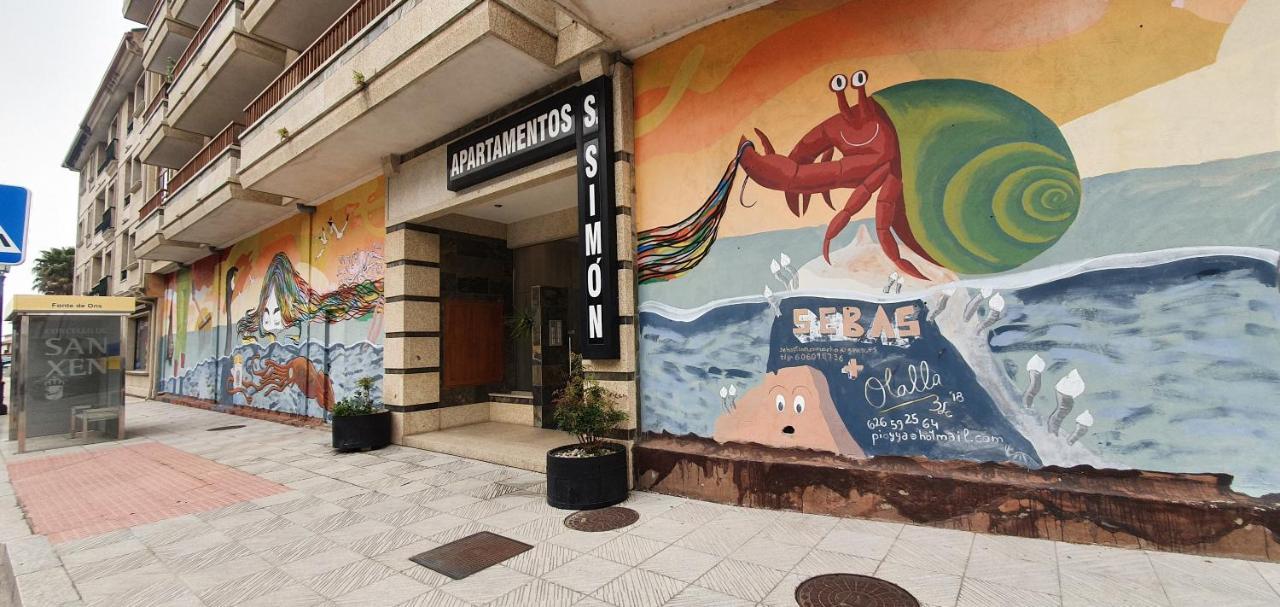 Dabelmar A Lanzada Sanxenxoアパートメント エクステリア 写真
